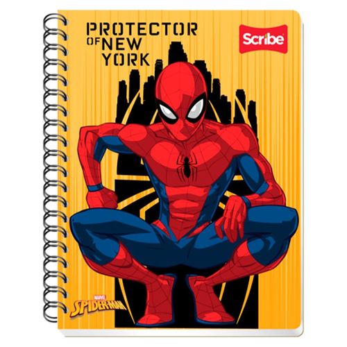 Cuaderno Scribe pro rayado spiderman surtido - 100 hojas