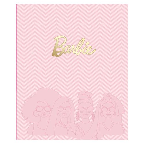 Cuaderno Pen + Gear cosido pasta dura mattel rosado - 100 hojas