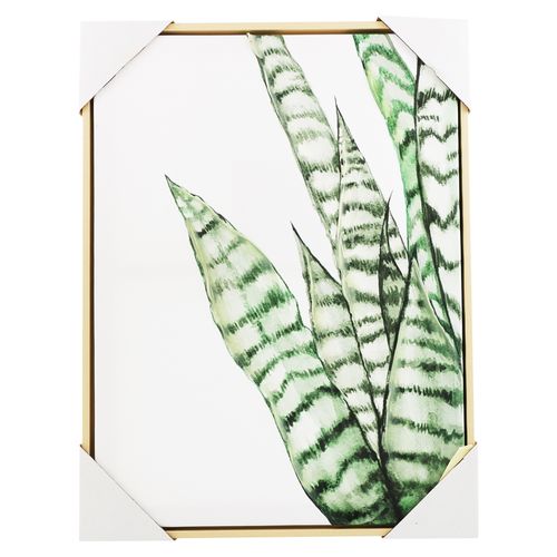 Arte enmarcado Home Trends diseño de hojas surtido -40 cm