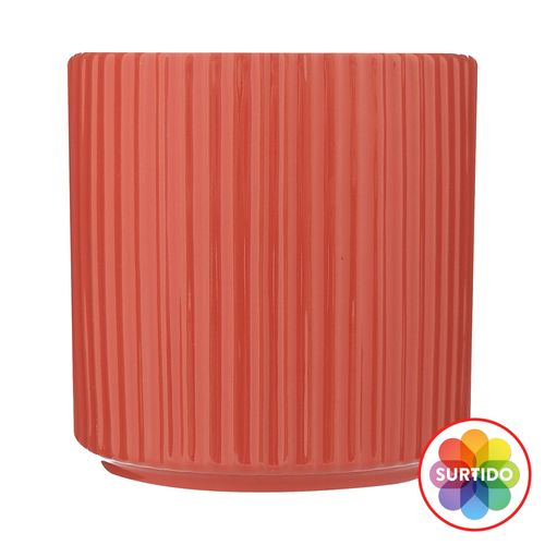 Maceta Mainstays cerámica color surtido - 14 cm
