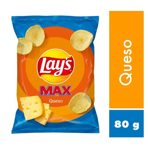 Snack Lays Max Queso Papa - 80gr
