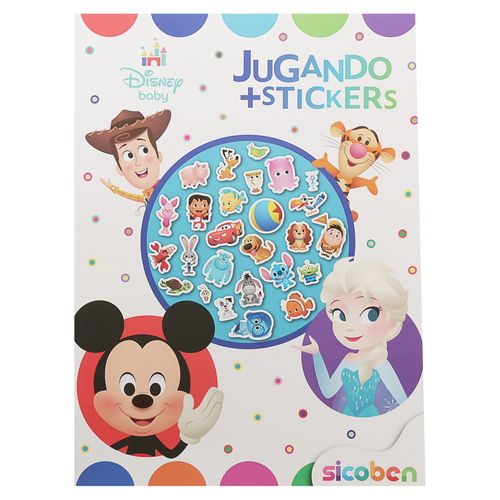 Libro infantil Sicoben para colorear diseño disney