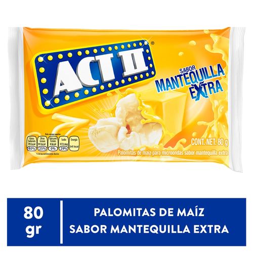 Popcorn Act Ii  Extra Mantequilla 80Gr