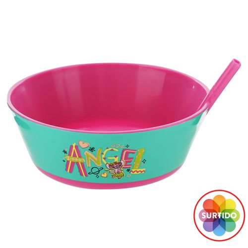 Plato Lilo & Stitch con pajilla ideal para niños