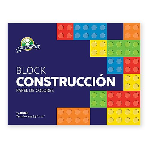 Block Mis Pasitos papel construcción tamaño carta