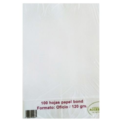Hojas bond Continental tamaño oficio - 100 hojas