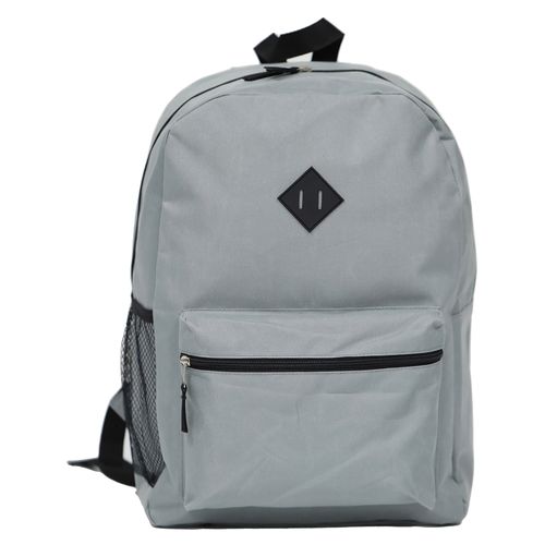 Mochila Pen + Gear escolar grande gris