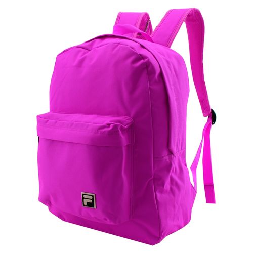 Mochila Fila juvenil con dos compartimentos rosada