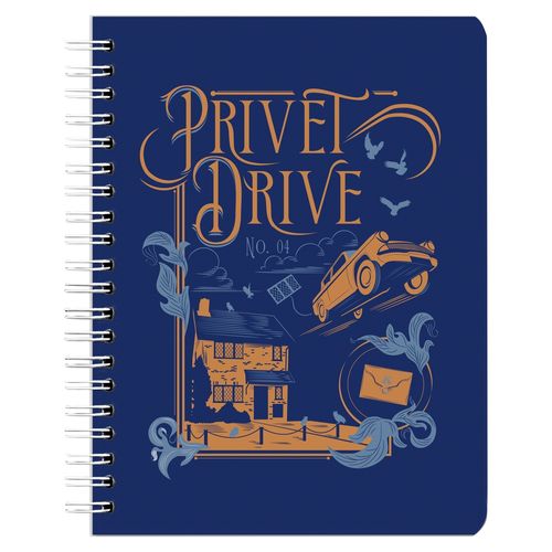 Cuaderno Nottas espiral diseño harry potter - 100 hojas