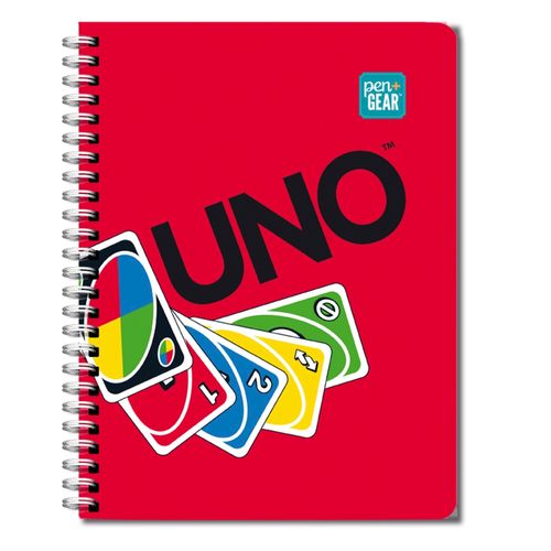 Cuaderno Pen + Gear espiral uno rojo - 100 hojas