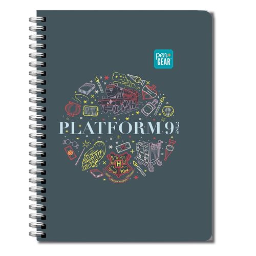 Cuaderno Pen + Gear espiral multimateria diseño plataform 9 - 180 hojas