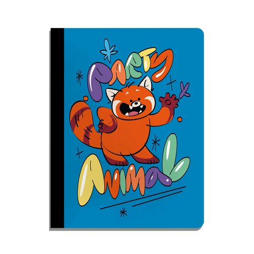 Cuaderno Party animal cosido pasta dura - 100 hojas