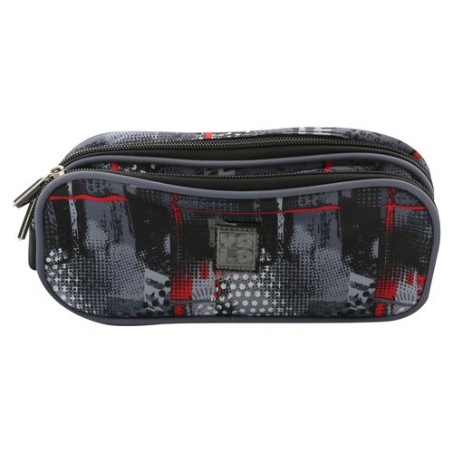Cartuchera Pen + Gear juvenil doble compartimento azul