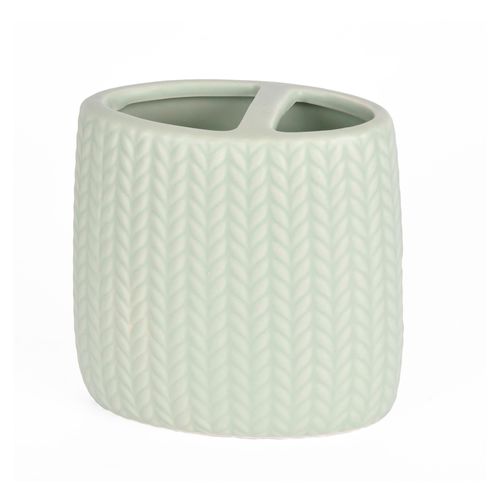Vaso Mainstays porta cepillo color verde diseño práctico y moderno