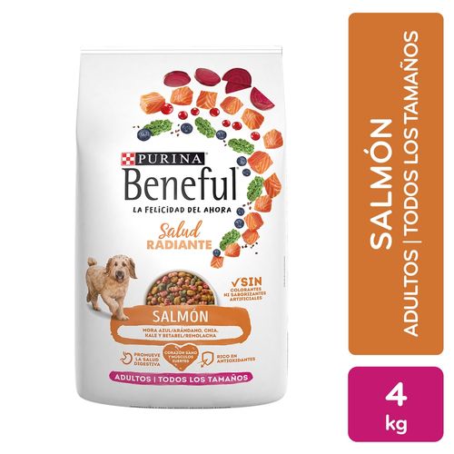 Alimento seco Purina beneful para perro adulto salud radiante - 4000 g