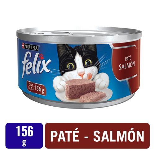 Alimento Húmedo Gato Adulto Purina Paté Felix Salmón -156g