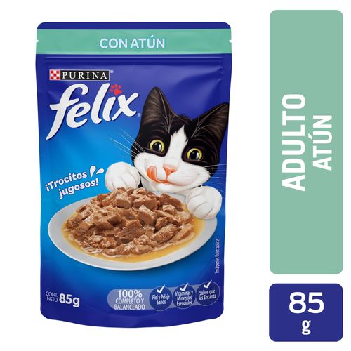 Alimento Húmedo Gato Adulto Purina Felix  Atún - 85gr