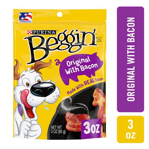 Snacks Purina Beggin Adulto Strips Bacon 85g (03oz)