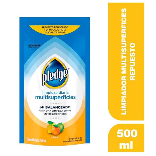 Limpiador Multisuperficies Pledge Repuesto - 500 ml