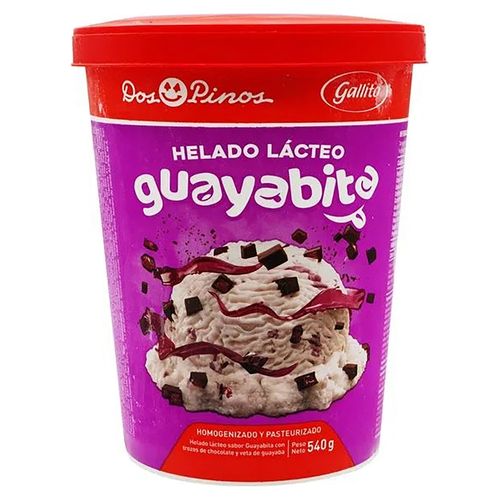Helado Dos Pinos sabor guayabita - 540 g