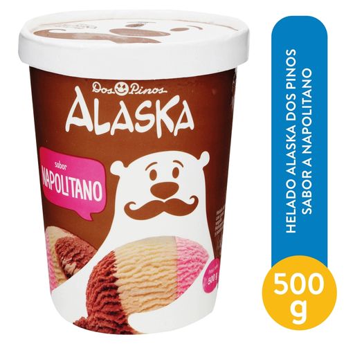 Helado Dos Pinos Alaska napolitano - 500 g