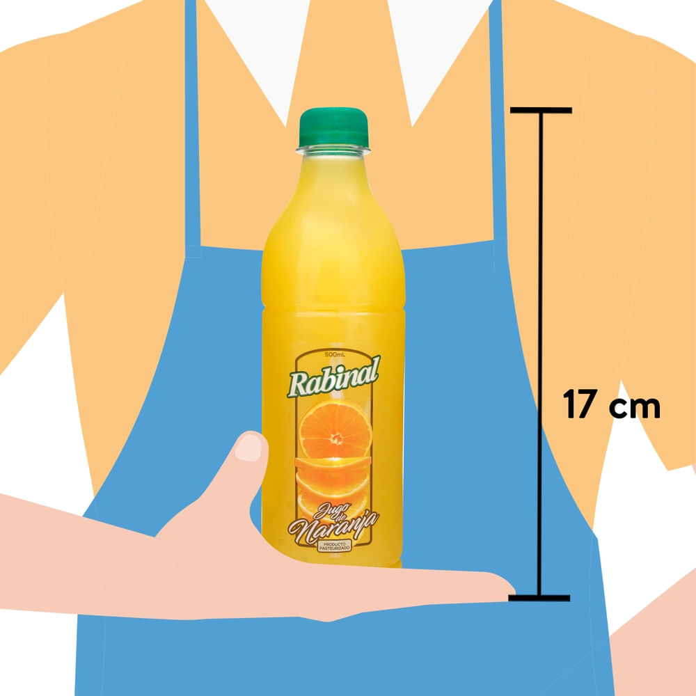 Comprar Jugo Rabinal De Naranja Puro Pet - 500ml | Walmart Guatemala ...