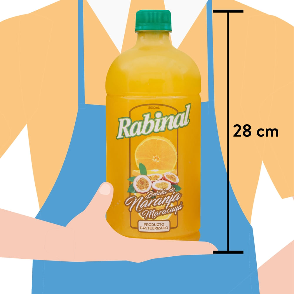 Comprar Jugo Rabinal Naranja Maracuya - 1800ml | Walmart Guatemala ...