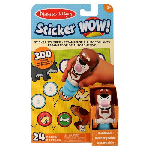 Bloc de Actividades Melissa & Doug Stick Wow con pegatinas reutilizables surtido