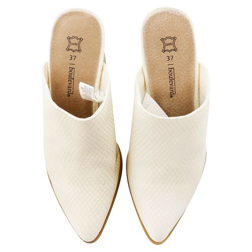 Mule Con Taco Beige