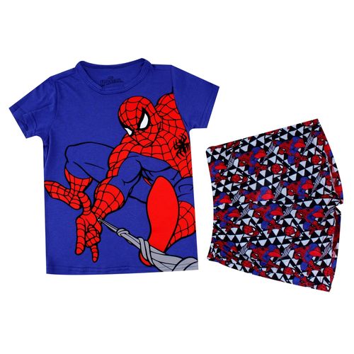 Pajama Set Short Marvel