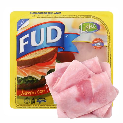 Jamón Fud con pavo ahumado light - 250 g