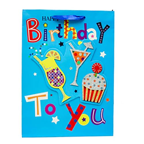 Bolsa Feliz Cumpleanos 3D M
