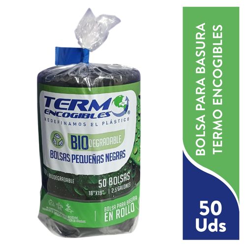 Bolsa Termoencogibles para basura negra - 50 uds