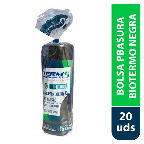 Bolsa Termoencogibles para basura negra - 20 uds