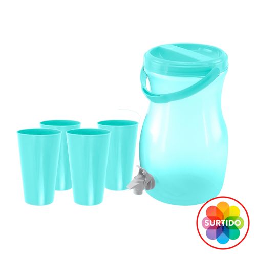 Chorro Picnic 4vasos Refresqueros 14 Oz