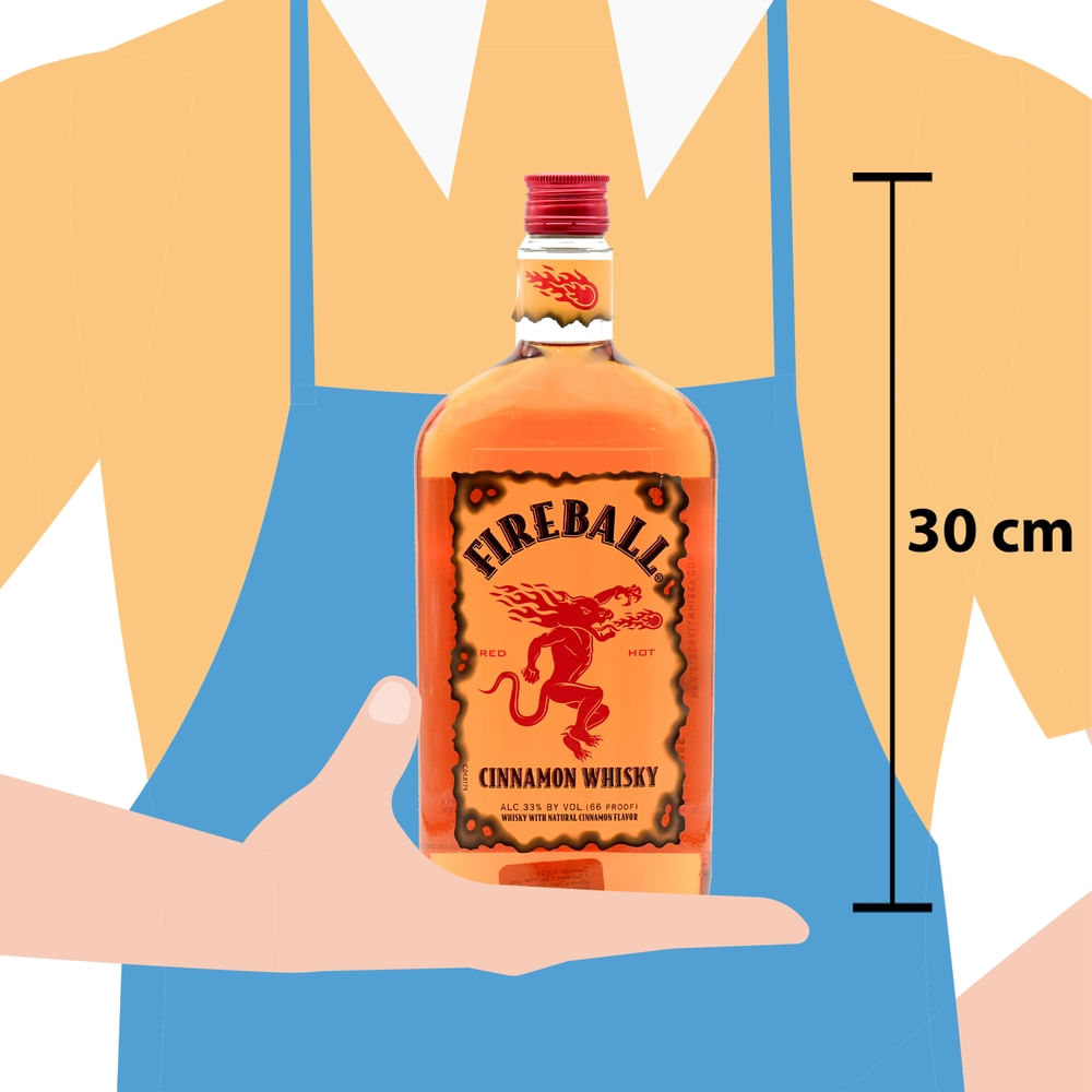Whisky Fireball sabor canela -750 ml - Paiz | Guatemala