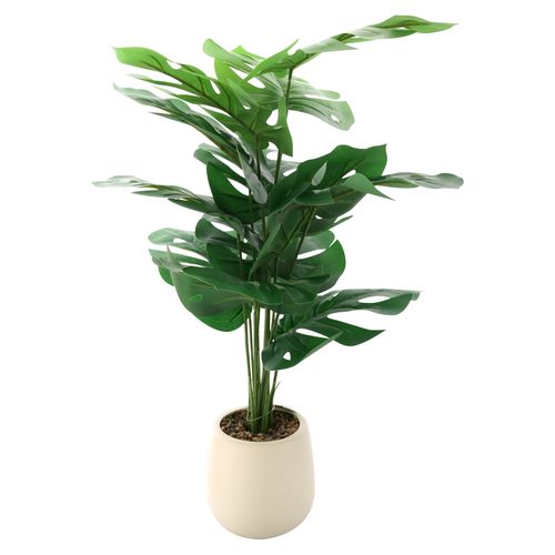 Ms Planta Artificial Maceta Blanca 60cm
