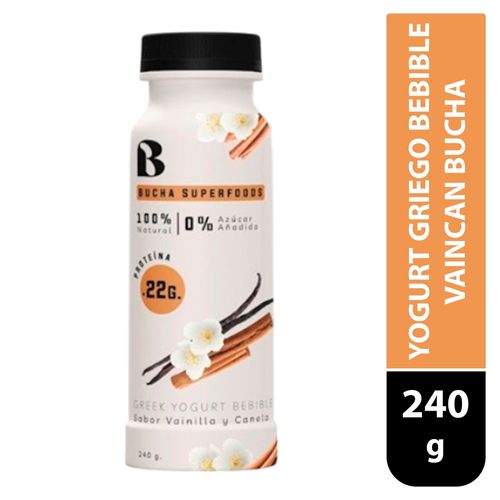 Yogurt Bucha Griego Bebible Vaincan - 240 g