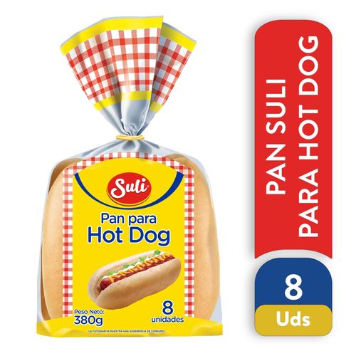 Pan Suli Hot Dog Pequeno 8 Uds - 380 g