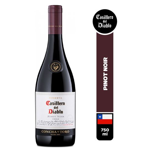 Vino Tinto Casillero Del Diablo, Pinot Noir - 750ml