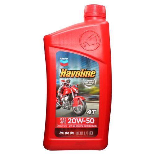 Aceite Moto Havoline 4t 20w50 Sl 1qt