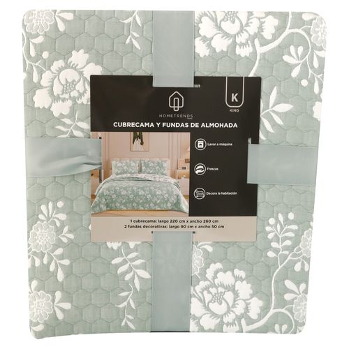 Cubrecama Y Fundas De Almohada Ht King
