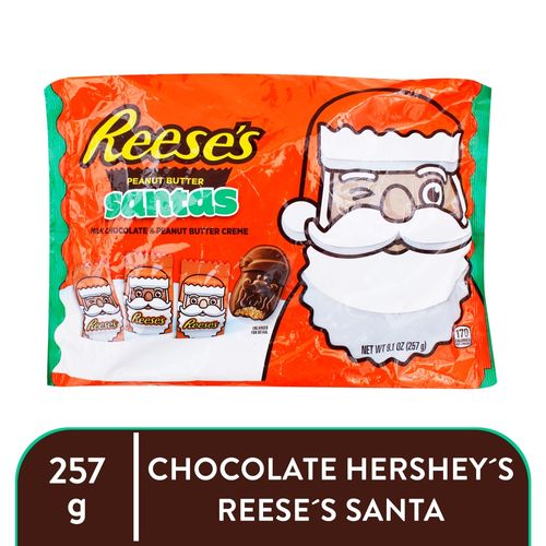 Chocolate Hershey Reeses De Santa 257gr