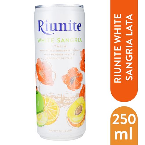 Sangría Riunite white en lata sabores naturales - 250 ml