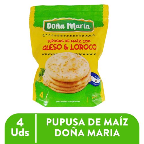 Pupusa Dona Maria Loroco 4 Ea