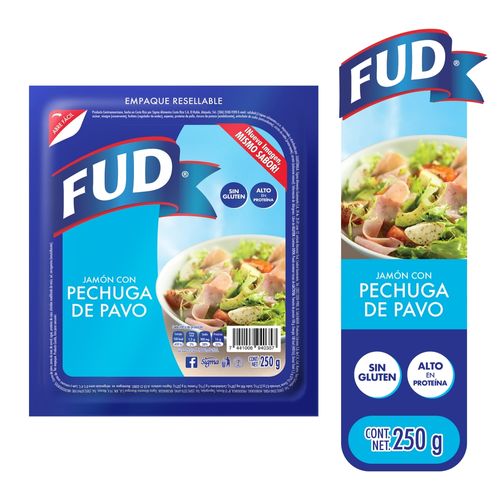 Jamón Fud Pechuga con pavo - 250 g
