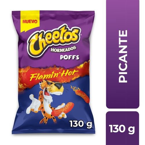Snack Cheetos horneados flamin' hot - 130 g