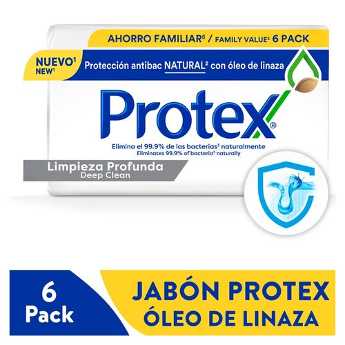 Jabon Protex Limpieza Profund 6Pk 110 Gr