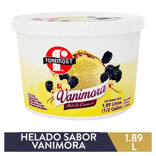Helado Foremost Vainilla Mora - 1890 g