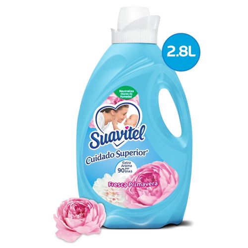 Suavizante de telas Suavitel fresca primavera - 2.8 L